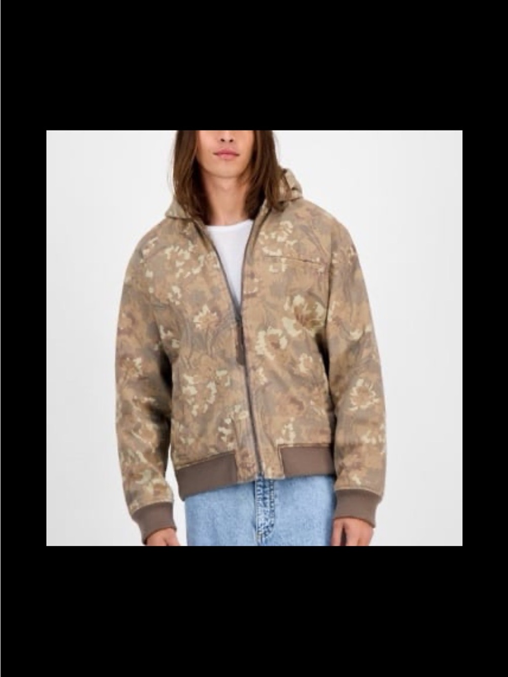 NWT sun+stone men’s Gwynn hooded jacket color dune size medium - Picture 6 of 9